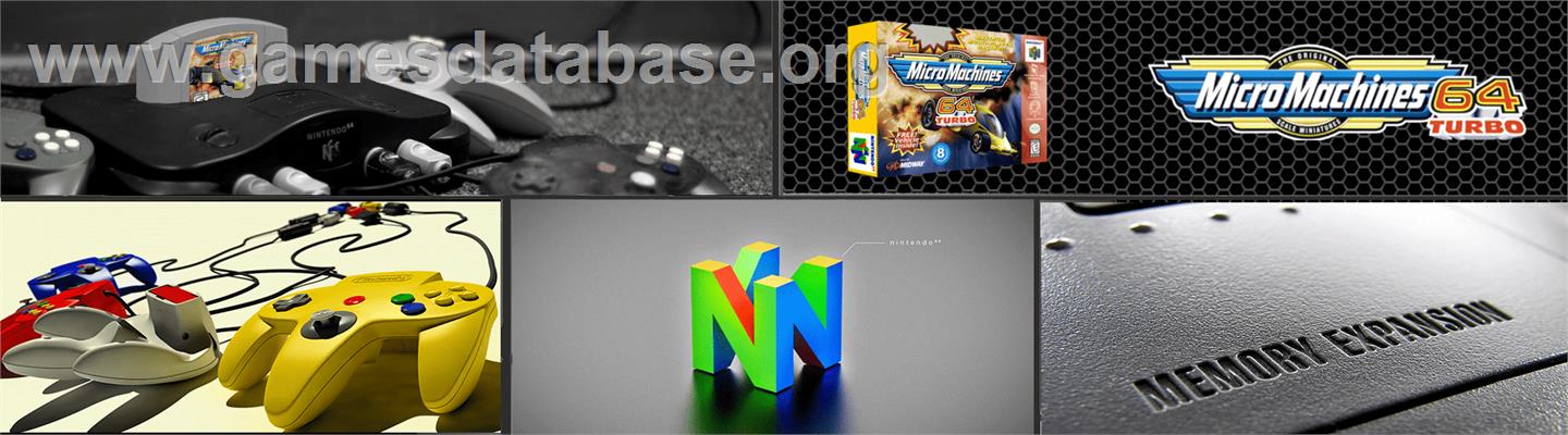 Micro Machines 64 Turbo - Nintendo N64 - Artwork - Marquee