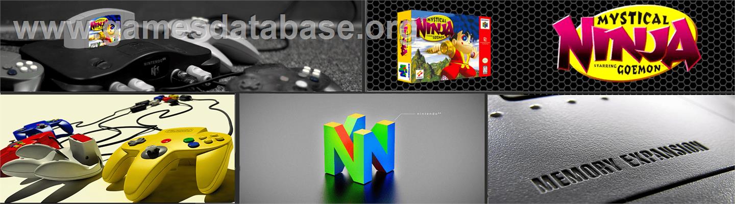 Mystical Ninja 2 Starring Goemon - Nintendo N64 - Artwork - Marquee