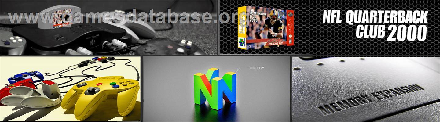 NFL Quarterback Club 2000 - Nintendo N64 - Artwork - Marquee
