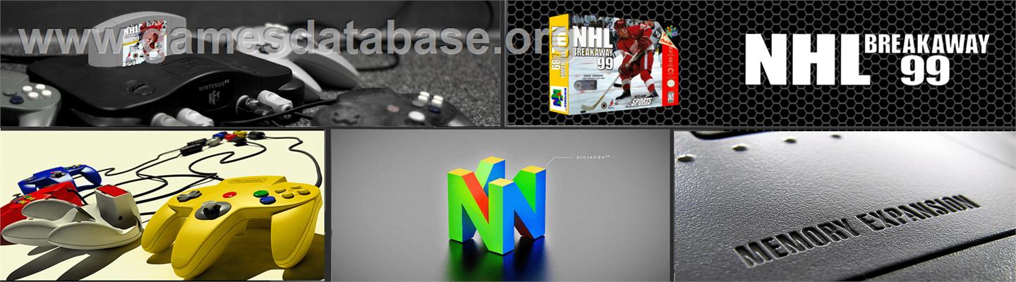 NHL Breakaway 99 - Nintendo N64 - Artwork - Marquee