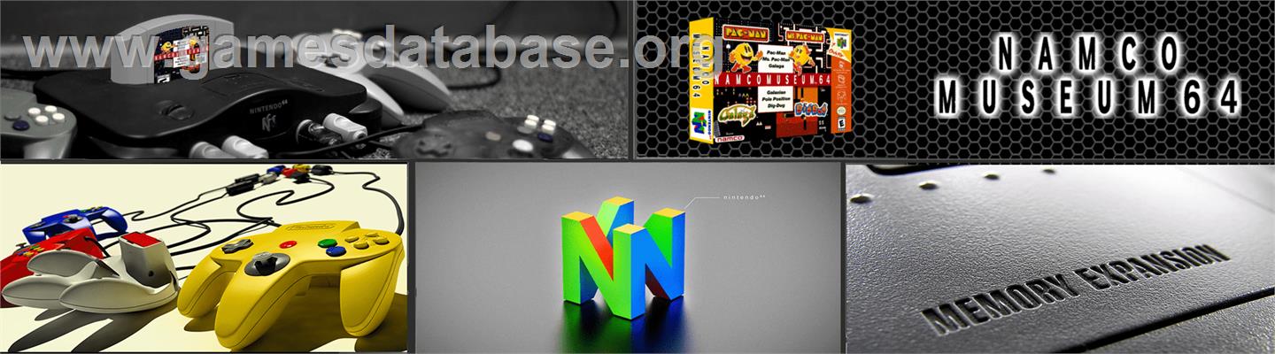 Namco Museum 64 - Nintendo N64 - Artwork - Marquee
