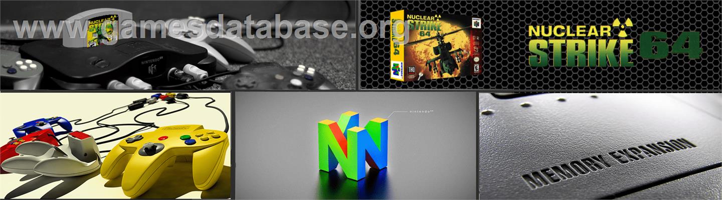 Nuclear Strike 64 - Nintendo N64 - Artwork - Marquee