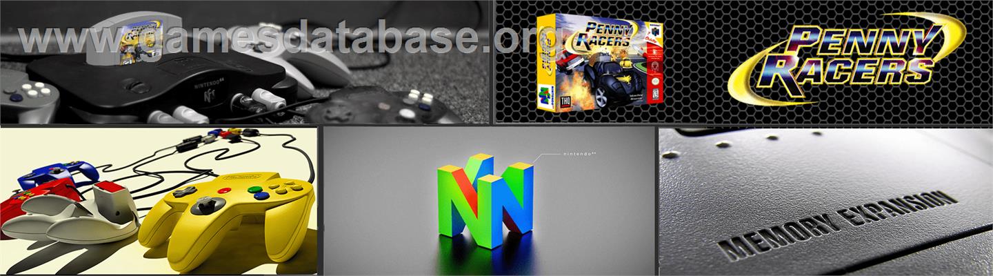 Penny Racers - Nintendo N64 - Artwork - Marquee