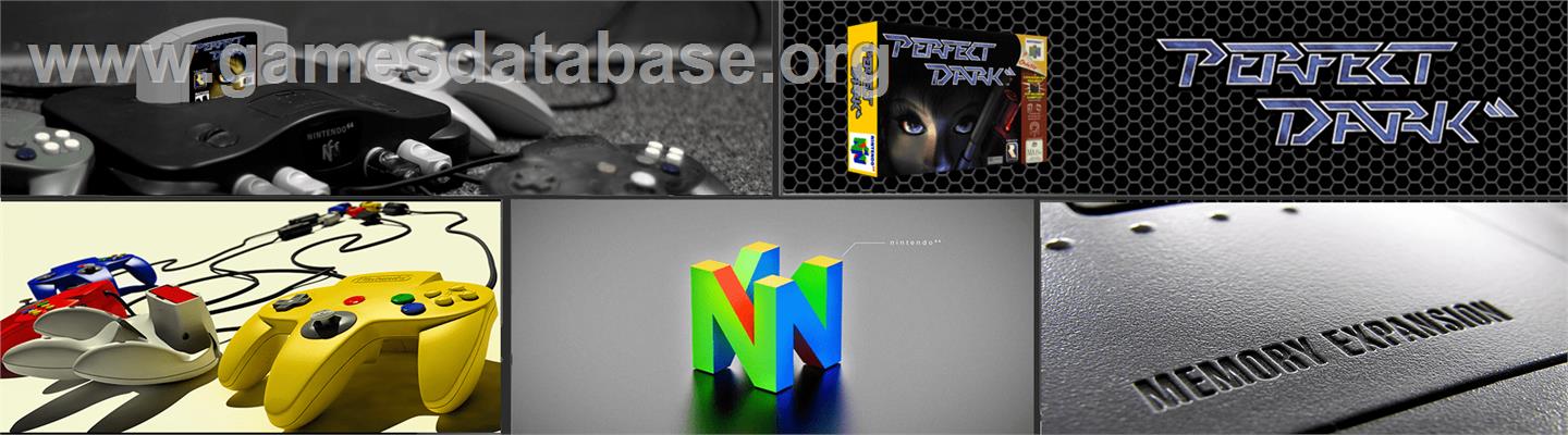 Perfect Dark - Nintendo N64 - Artwork - Marquee