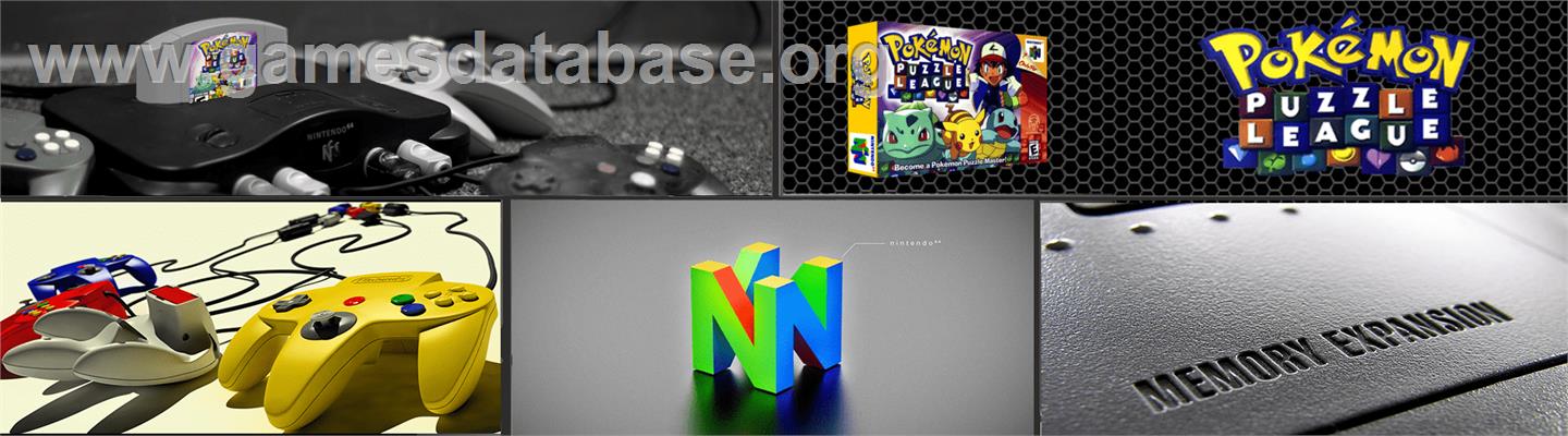 Pokemon Puzzle League - Nintendo N64 - Artwork - Marquee