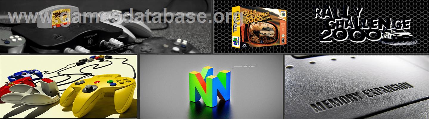Rally Challenge 2000 - Nintendo N64 - Artwork - Marquee