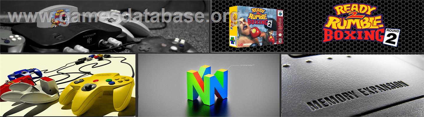 Ready 2 Rumble Boxing - Round 2 - Nintendo N64 - Artwork - Marquee