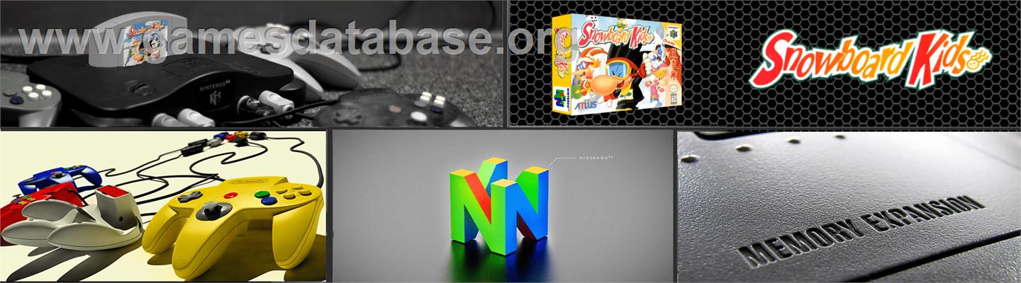 Snowboard Kids - Nintendo N64 - Artwork - Marquee