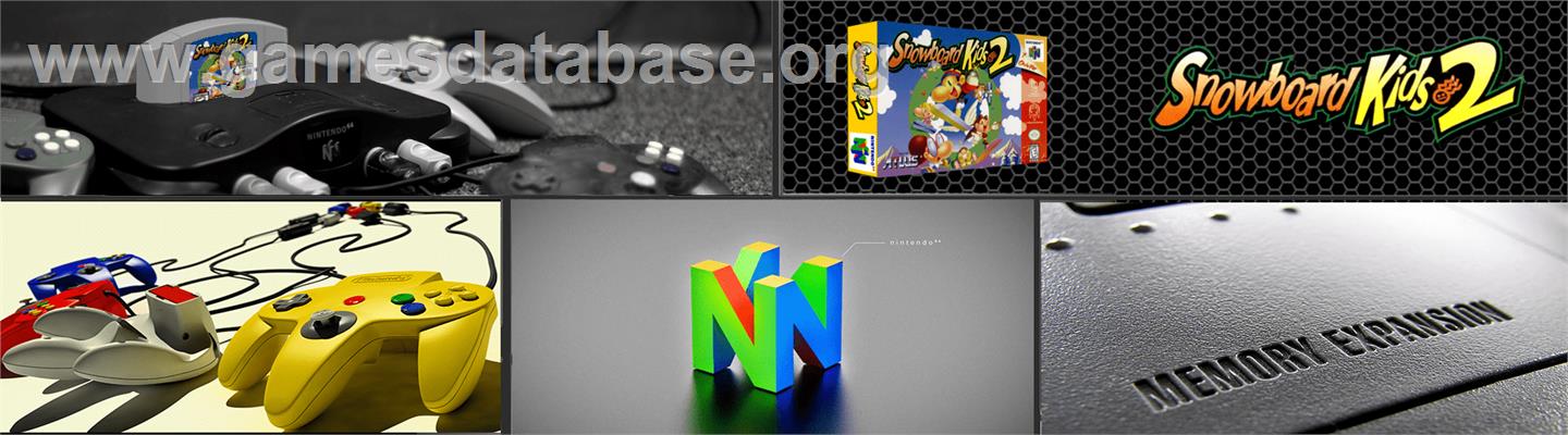 Snowboard Kids 2 - Nintendo N64 - Artwork - Marquee