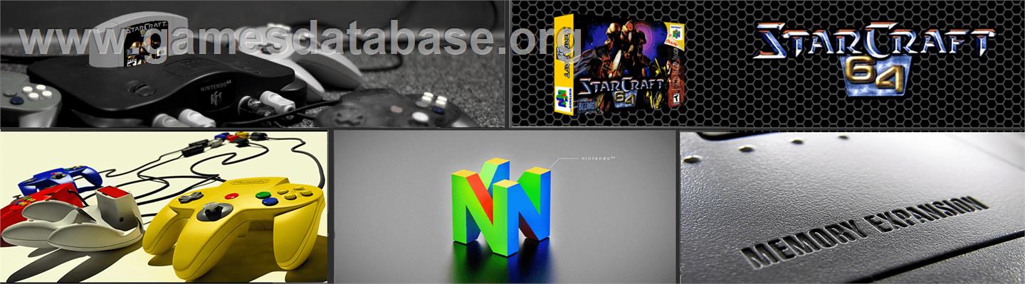StarCraft 64 - Nintendo N64 - Artwork - Marquee