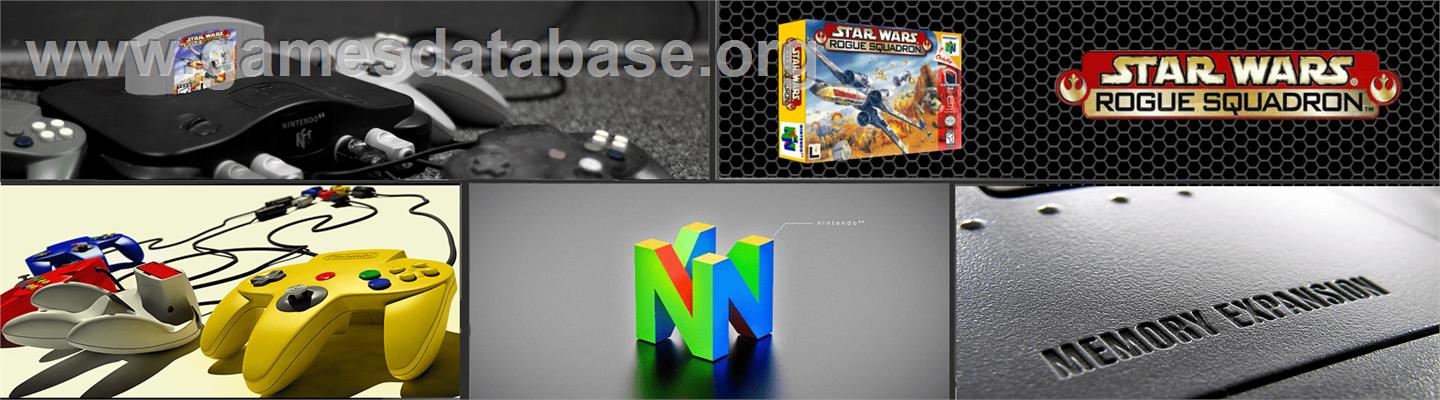 Star Wars - Rogue Squadron - Nintendo N64 - Artwork - Marquee