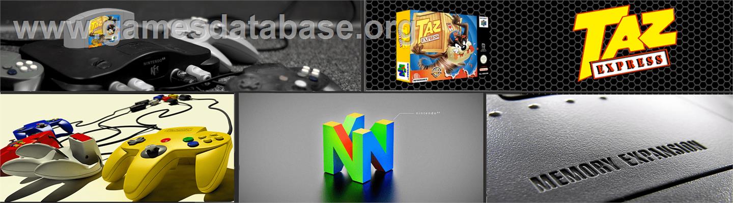 Taz Express - Nintendo N64 - Artwork - Marquee