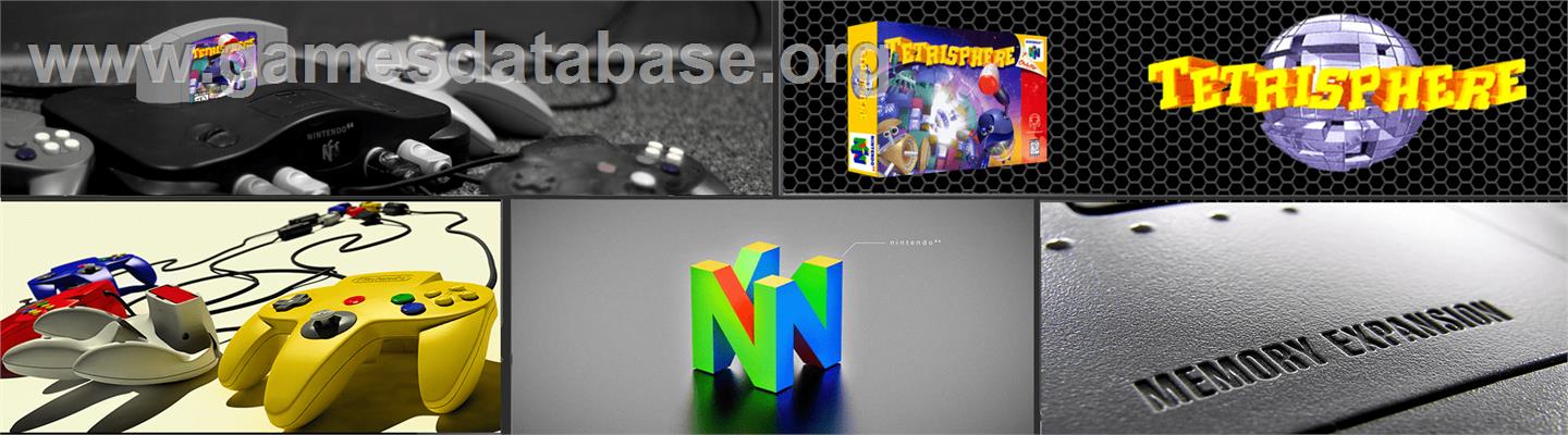 Tetrisphere - Nintendo N64 - Artwork - Marquee