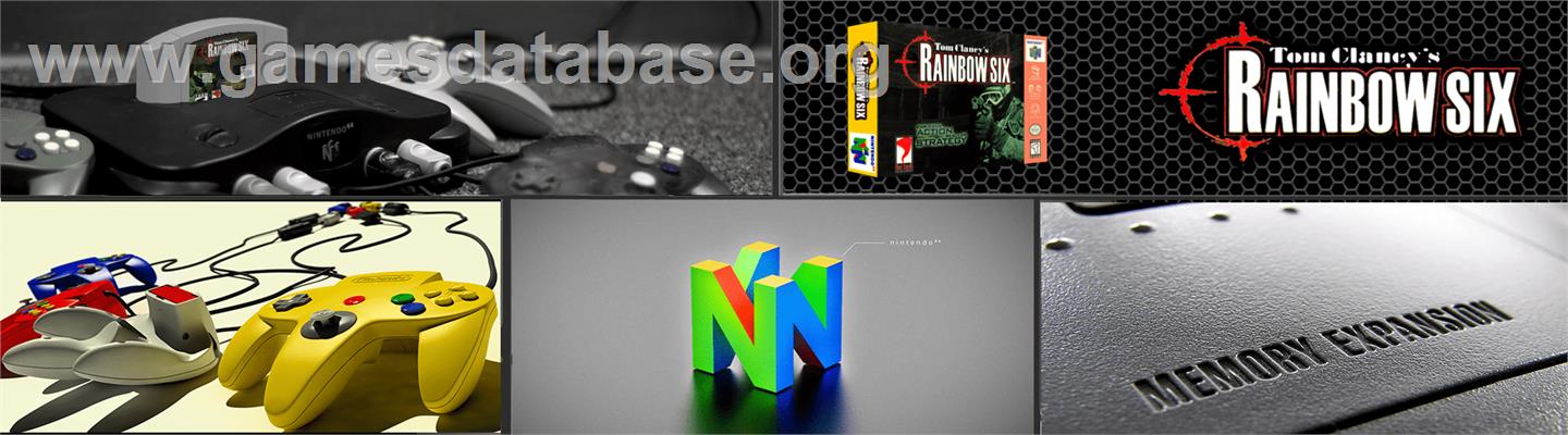 Tom Clancy's Rainbow Six - Nintendo N64 - Artwork - Marquee
