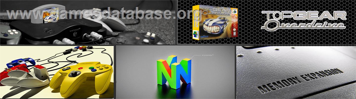 Top Gear Overdrive - Nintendo N64 - Artwork - Marquee