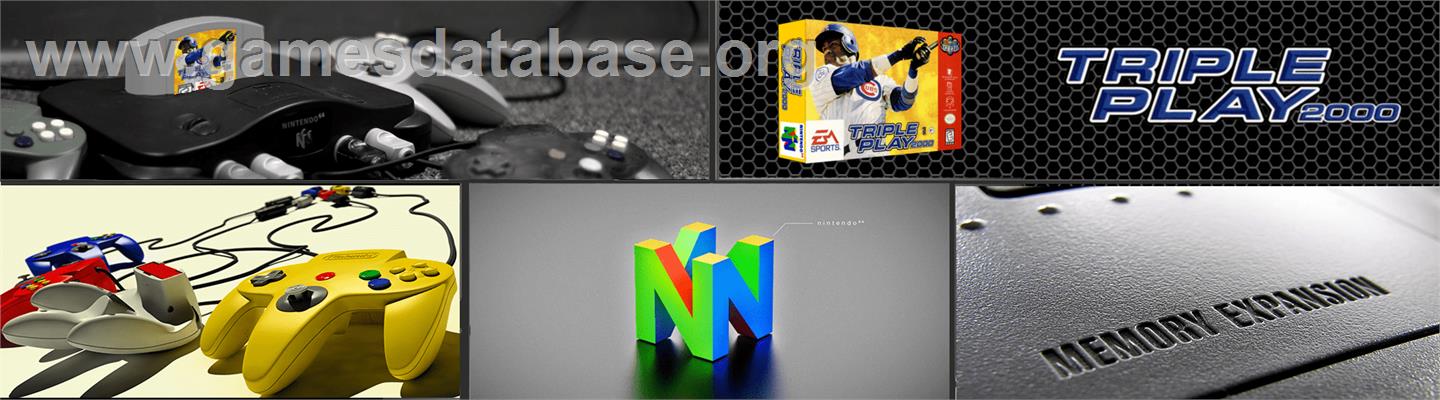 Triple Play 2000 - Nintendo N64 - Artwork - Marquee