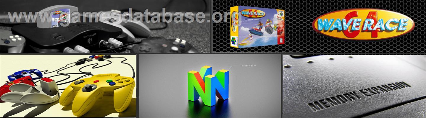 Wave Race 64: Shindou Edition - Nintendo N64 - Artwork - Marquee