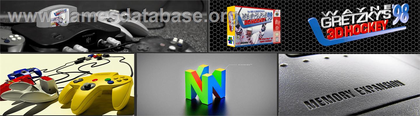 Wayne Gretzky's 3D Hockey '98 - Nintendo N64 - Artwork - Marquee