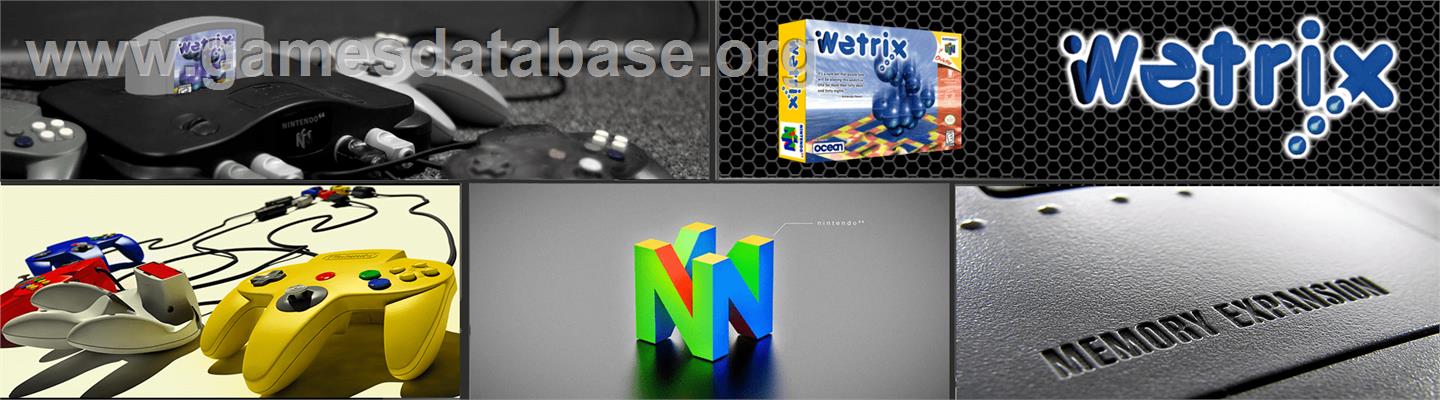 Wetrix - Nintendo N64 - Artwork - Marquee