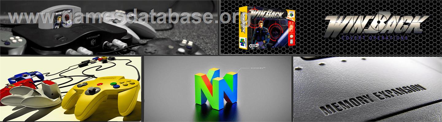 WinBack: Covert Operations - Nintendo N64 - Artwork - Marquee