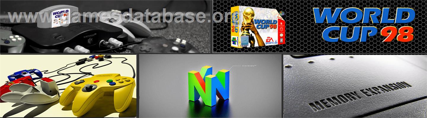 World Cup 98 - Nintendo N64 - Artwork - Marquee