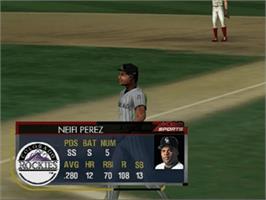 In game image of All-Star Baseball 2001 on the Nintendo N64.