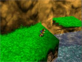 In game image of Banjo-kazooie on the Nintendo N64.