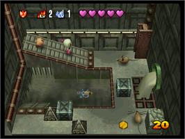 In game image of Bomberman 64 - The Second Attack! on the Nintendo N64.