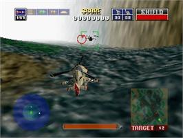 In game image of Chopper Attack on the Nintendo N64.