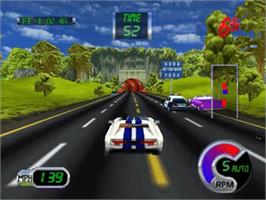 In game image of Cruis'n Exotica on the Nintendo N64.