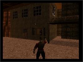 In game image of Duke Nukem: Zero Hour on the Nintendo N64.
