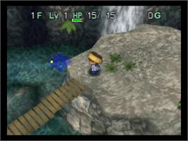 In game image of Fushigi no Dungeon Fuurai no Shiren 2: Oni Shuurai! Shiren Jou on the Nintendo N64.
