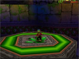 In game image of Gex 3 - Deep Cover Gecko on the Nintendo N64.