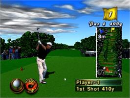 In game image of Harukanaru Augusta - Masters '98 on the Nintendo N64.