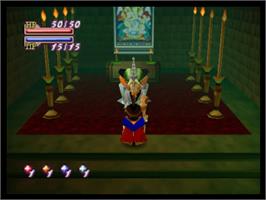 In game image of Holy Magic Century on the Nintendo N64.