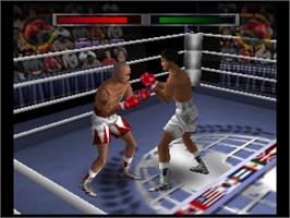 In game image of Knockout Kings 2000 on the Nintendo N64.