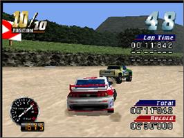 In game image of MRC: Multi Racing Championship on the Nintendo N64.