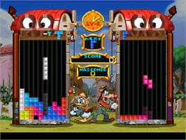 In game image of Magical Tetris Challenge on the Nintendo N64.