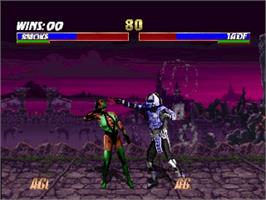 In game image of Mortal Kombat Trilogy on the Nintendo N64.