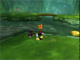 In game image of Rayman 2 - The Great Escape on the Nintendo N64.