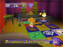 In game image of Razmoket: La Chasse Aux Tresors on the Nintendo N64.