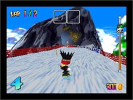 In game image of Snobow Kids on the Nintendo N64.