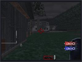 In game image of Tom Clancy's Rainbow Six on the Nintendo N64.