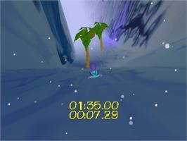 In game image of Tonic Trouble on the Nintendo N64.