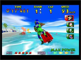 In game image of Wave Race 64: Shindou Edition on the Nintendo N64.