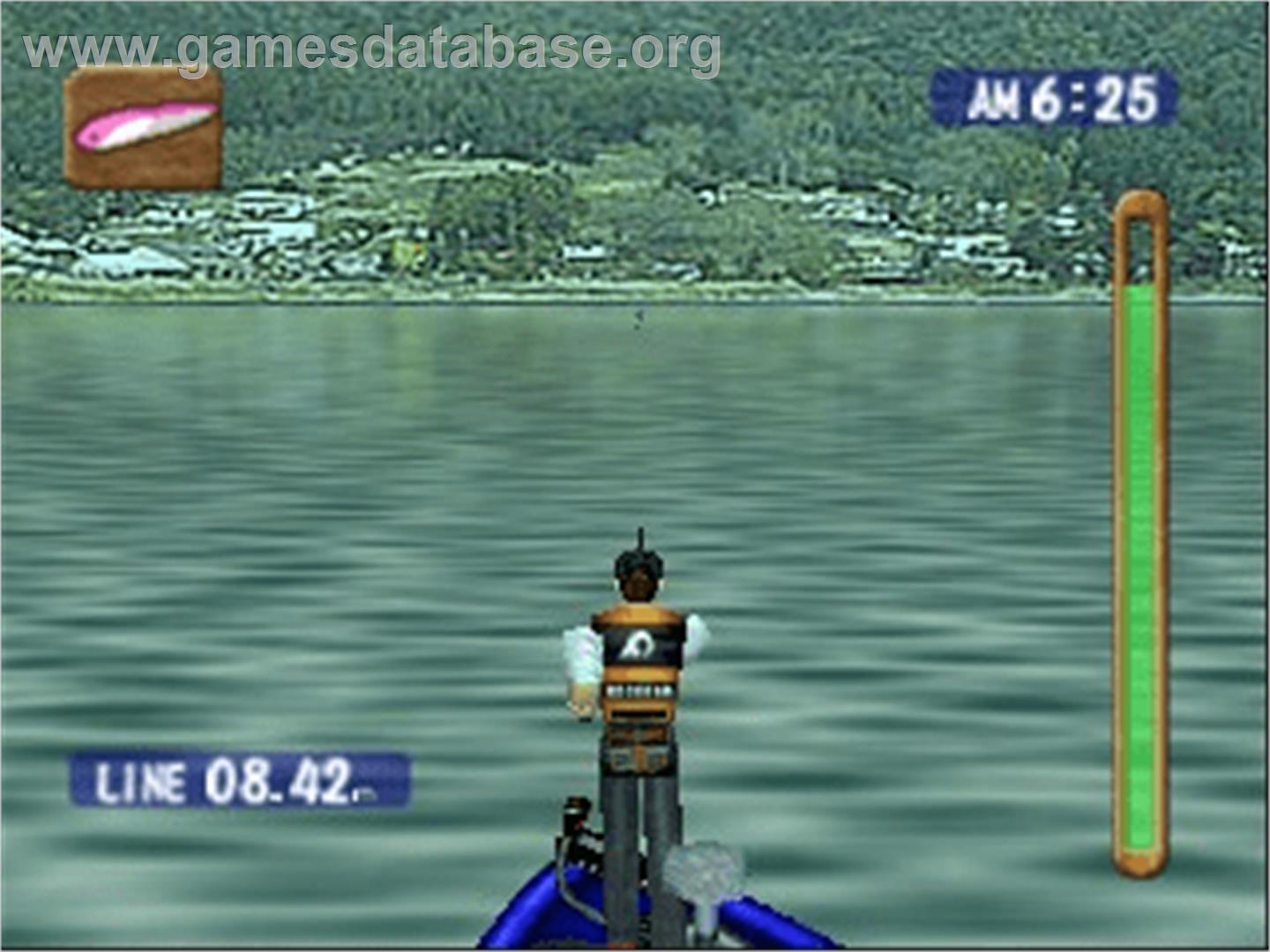 Bass Rush: ECOGEAR PowerWorm Championship - Nintendo N64 - Artwork - In Game