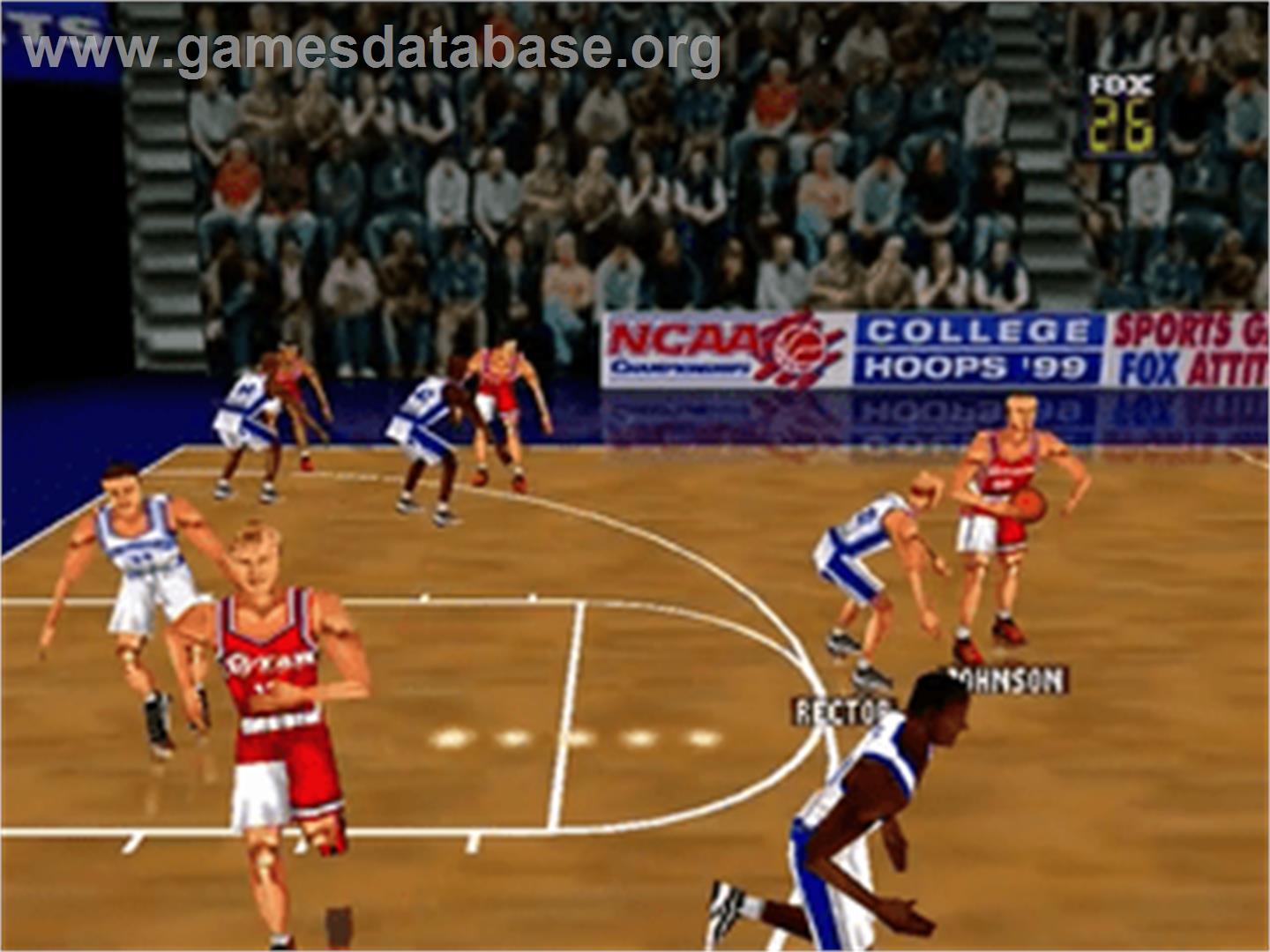 Fox Sports College Hoops '99 - Nintendo N64 - Artwork - In Game