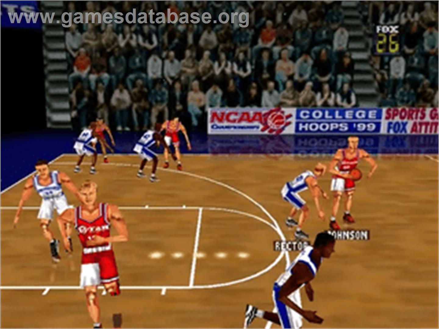 Fox Sports College Hoops 99 - Nintendo N64 - Artwork - In Game