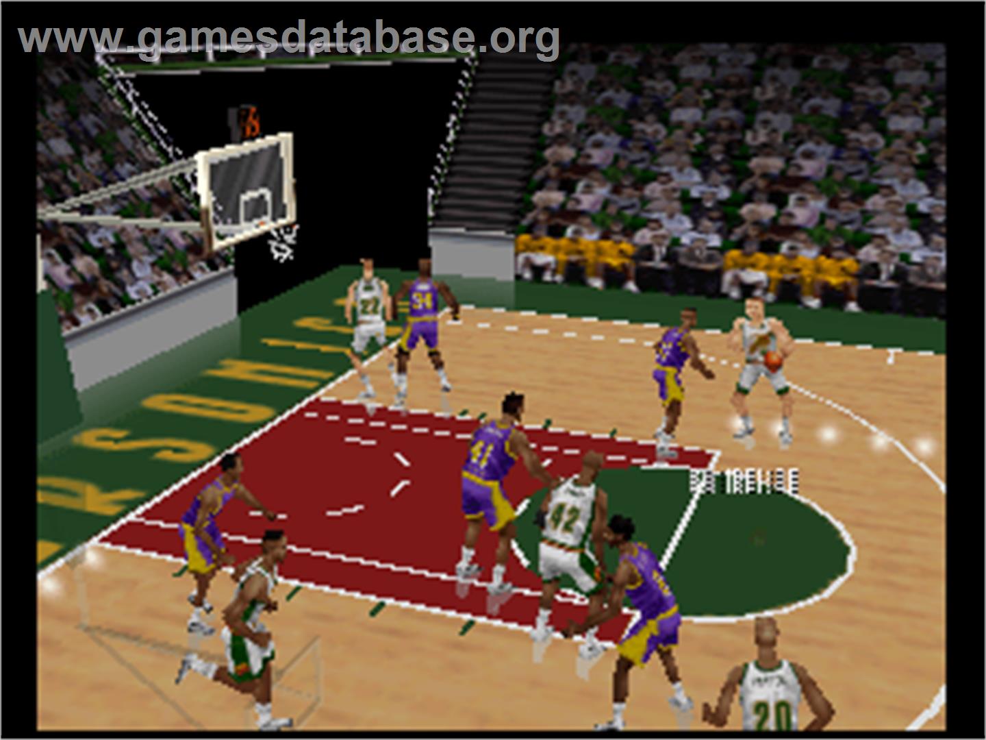 Kobe Bryant In Nba Courtside - Nintendo N64 - Artwork - In Game