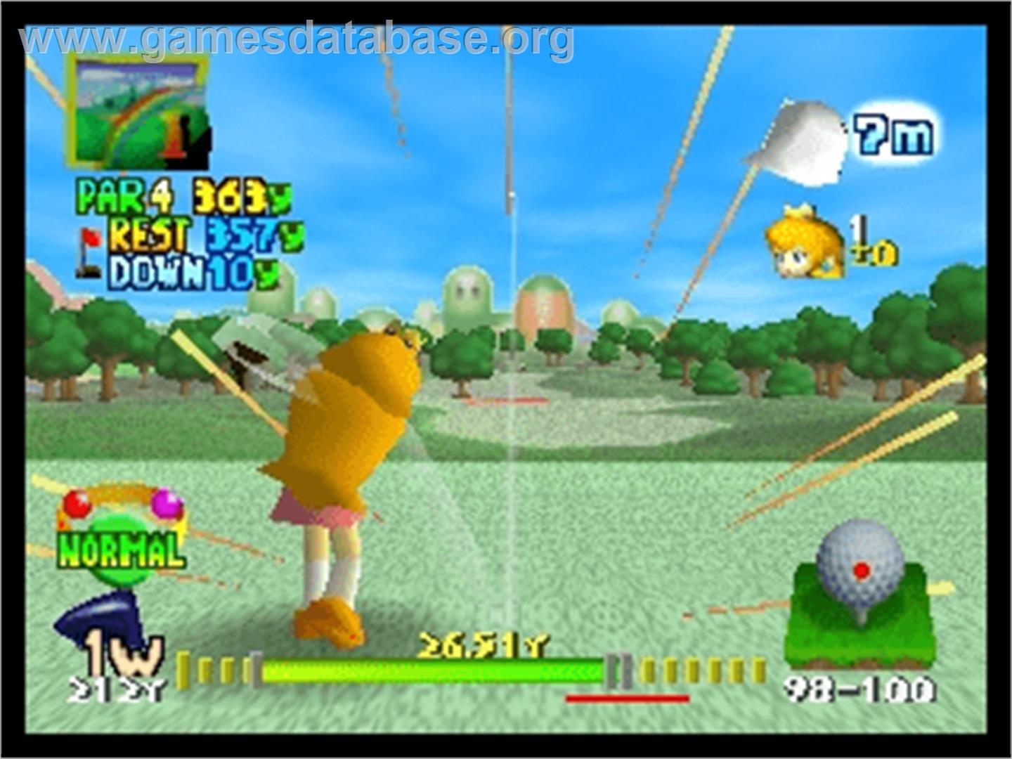 Mario Golf - Nintendo N64 - Artwork - In Game